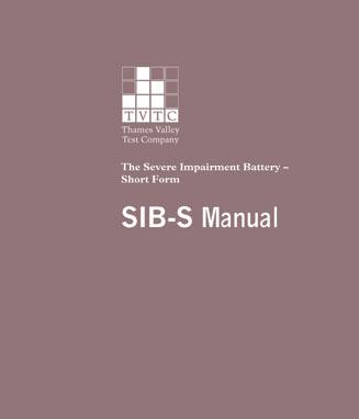 Severe Impairment Battery - Short Form (SIB-S)