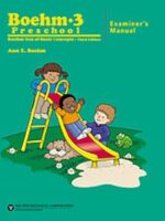 Boehm Test of Basic Concepts - 3 Preschool (BOEHM-3 PRECHOOL)