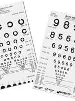 LEA NUMBERS and Landolt C Near Vision Card